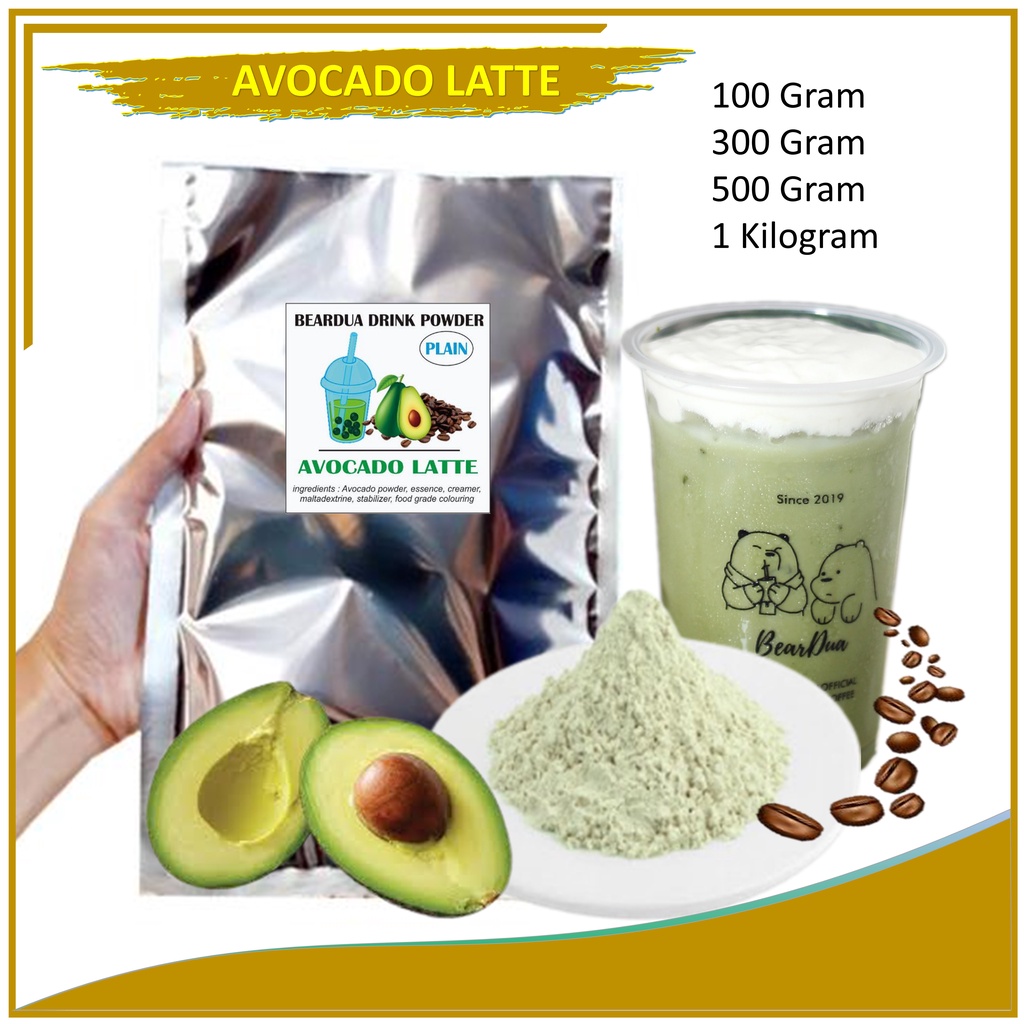 

PLAIN Bubuk Minuman AVOCADO Latte 100 Gram 300 gram 500 gram 1Kg - PLAIN Bubuk AVOCADO Latte 100 Gram 300 gram 500 gram 1Kg - PLAIN AVOCADO Bubuk 100 Gram 300 gram 500 gram 1Kg