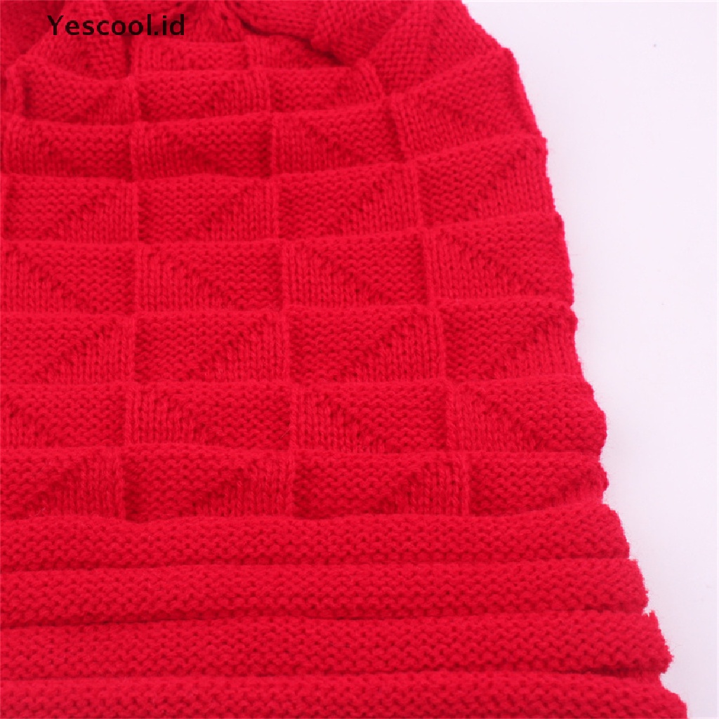 【Yescool】 Unisex Men Women Knit Baggy Beanie Oversize Cap Winter Wool Warm Cap .