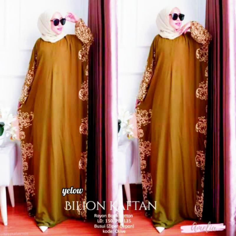 Gamis kaftan / kaftan batik