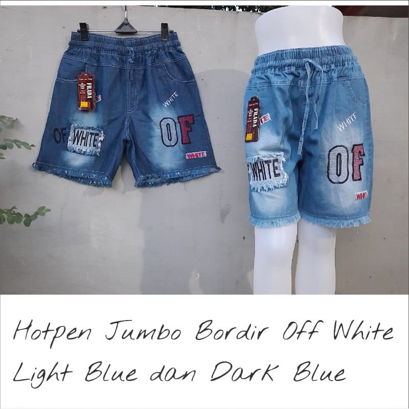 HOTPANTS WANITA JUMBO/CELANA JEANS PENDEK JUMBO/CELANA JEANS RAWIS JUMBO