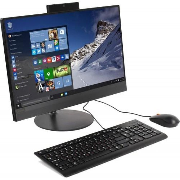 PC Lenovo AIO 520 22AST AMD A9 9420/1Tb/4GB/21,5&quot;/Win10 - PC All In One Lenovo 520 AMD A9 9420