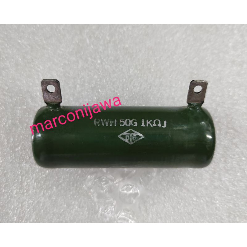 Resistor 1K ohm 50Wat hijau bambu japan