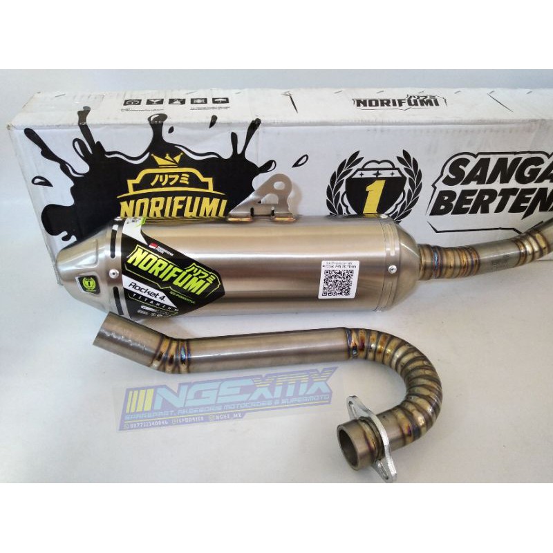 NORIFUMI ROCKET4 TITANIUM KLX150