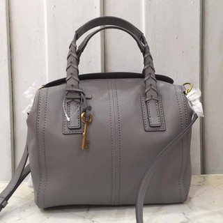  Tas  Fossil  Satchel Emma Kepang Iron Original  Tas  Fossil  