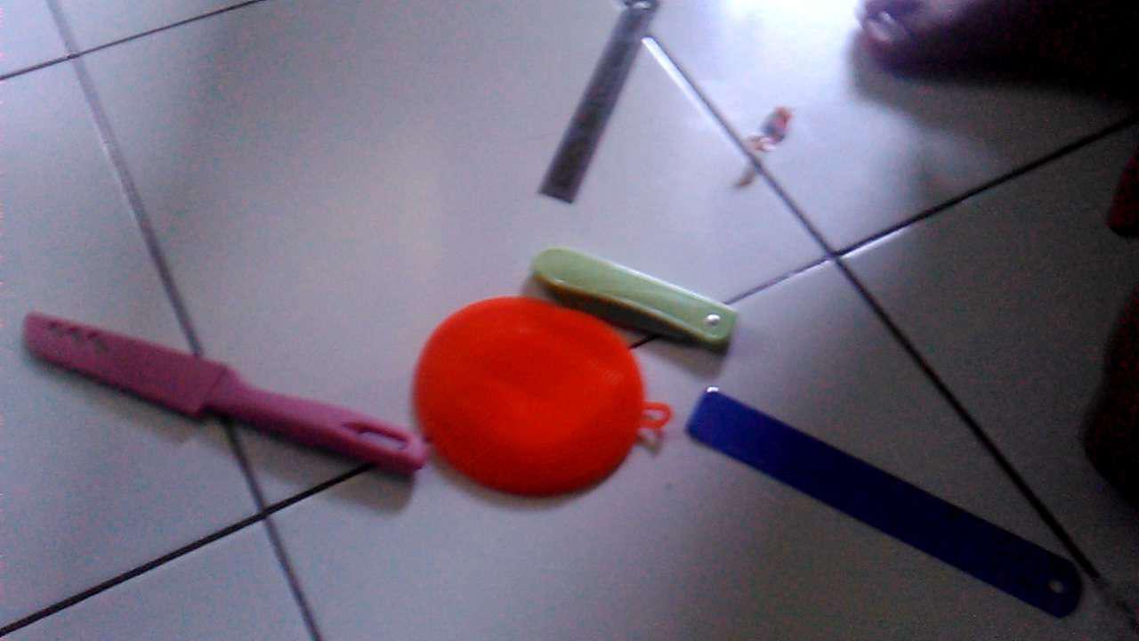 Pisau Dapur Buah Sayur Kecil Gagang Sarung Plastik