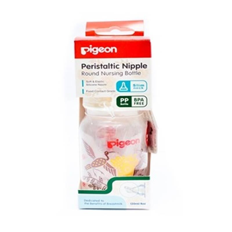 Pigeon Peristaltic Nipple Round Nursing Bottle S 0-3bulan PPbottle