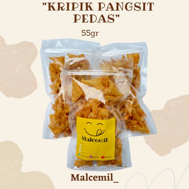 

[COD] KRIPIK PANGSIT MURAH ENAK PEDAS GURIH HOME MADE 55GR