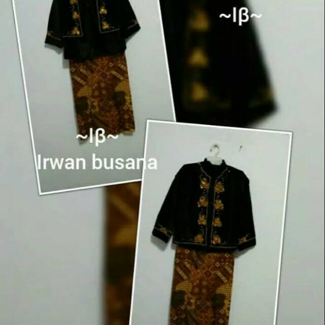 Baju adat jawa bludru size TK ( cowok/cewek )