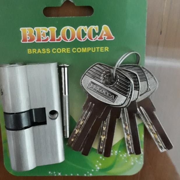 ➻ BELOCCA Silinder anak kunci pintu Komputer KUNINGAN ✹