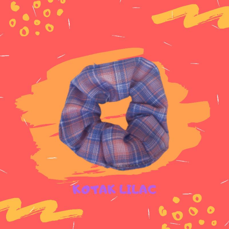 

SCRUNCHIES KOTAK LILAC