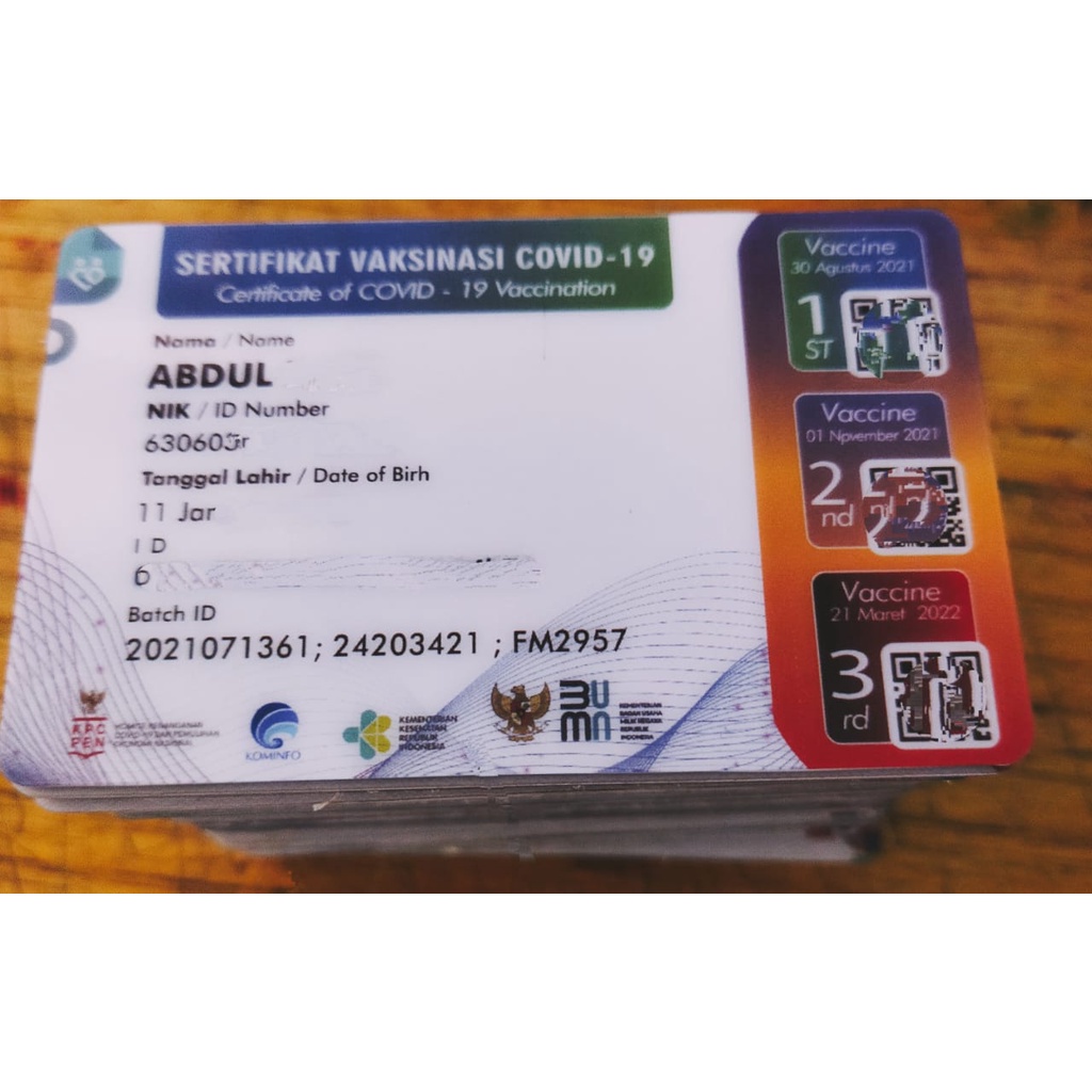 

Kartu Anggota, Kartu Pelajar, Kartu Member PVC