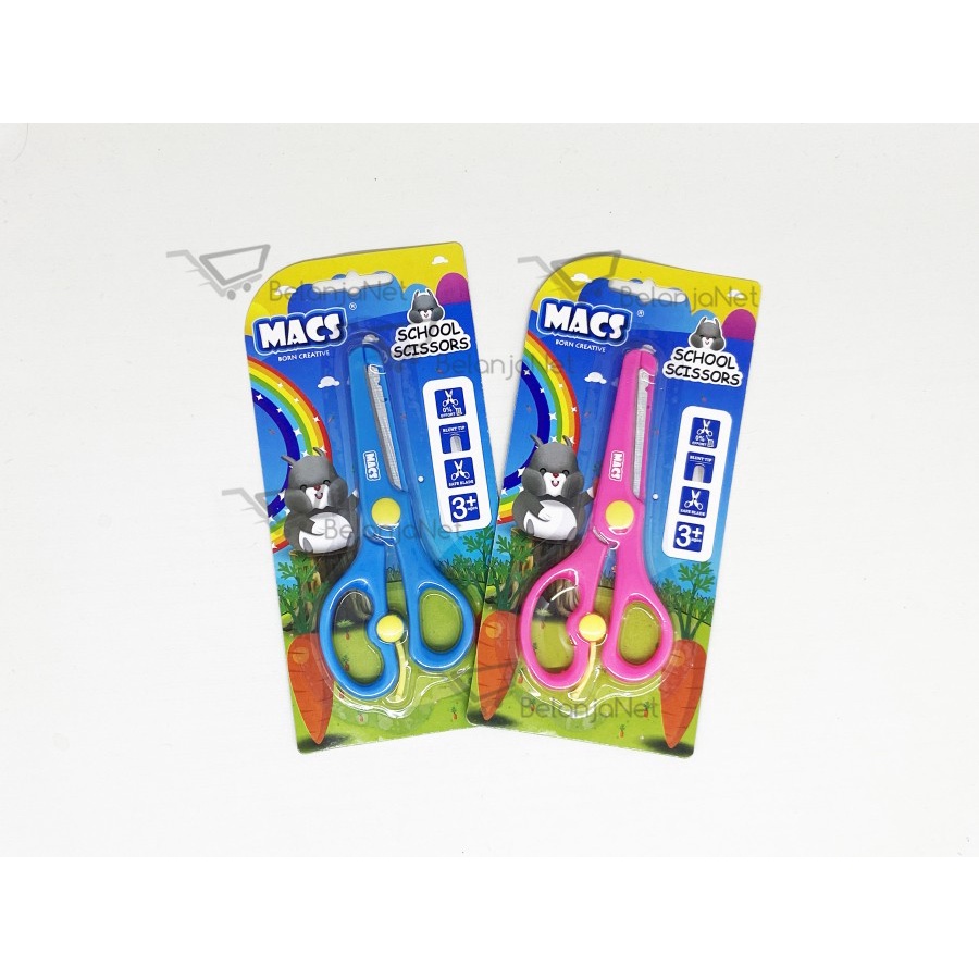 Gunting Anak Macs | Macs School Scissors for Kid