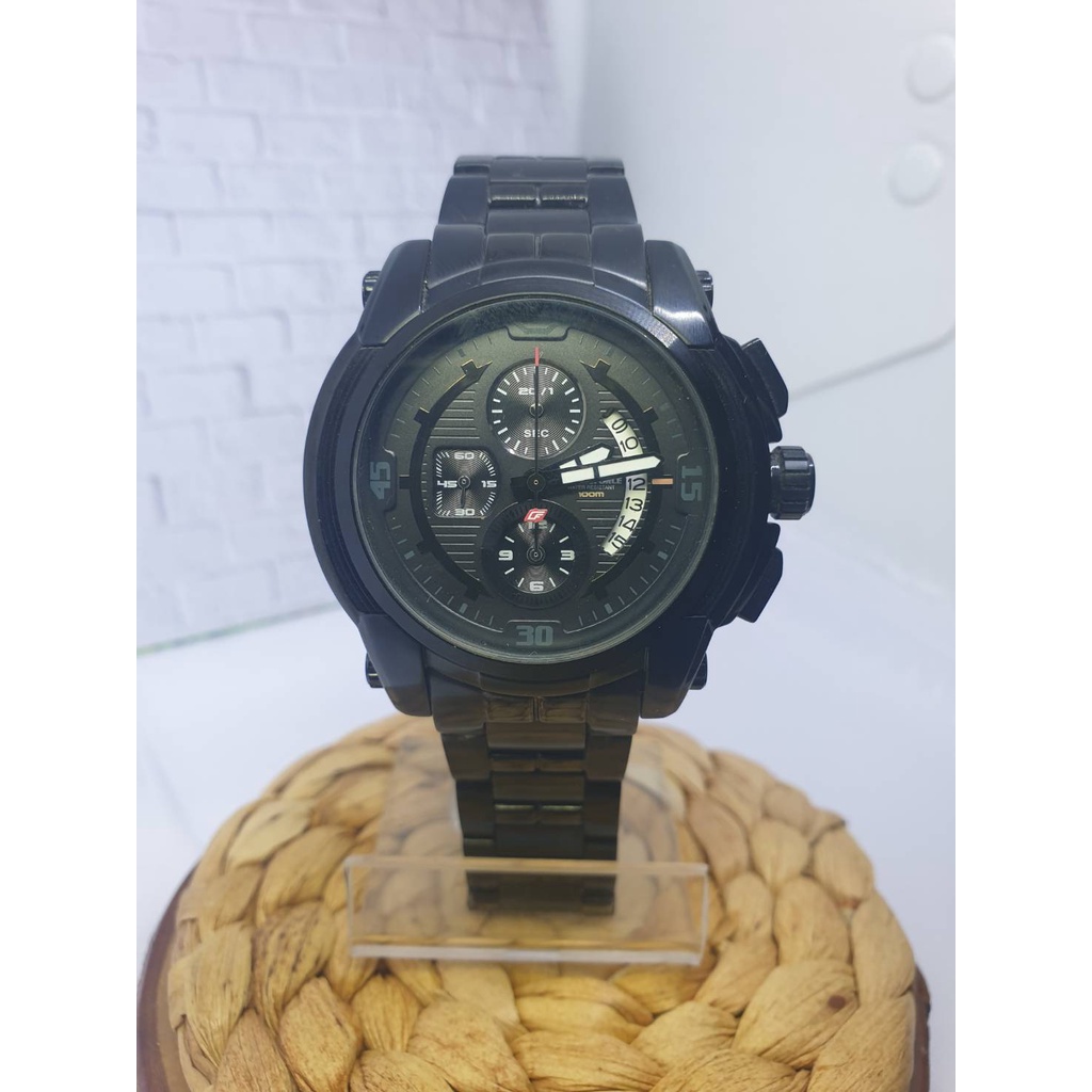 JAM TANGAN PRIA CHRONOFORCE 5148 G CHRONOGRAPH AKTIF ORIGINAL MURAH BERGARANSI RESMI