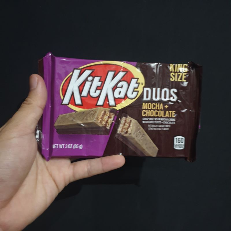 

KITKAT Import duos mocha dan choco KING SIZE dari USA