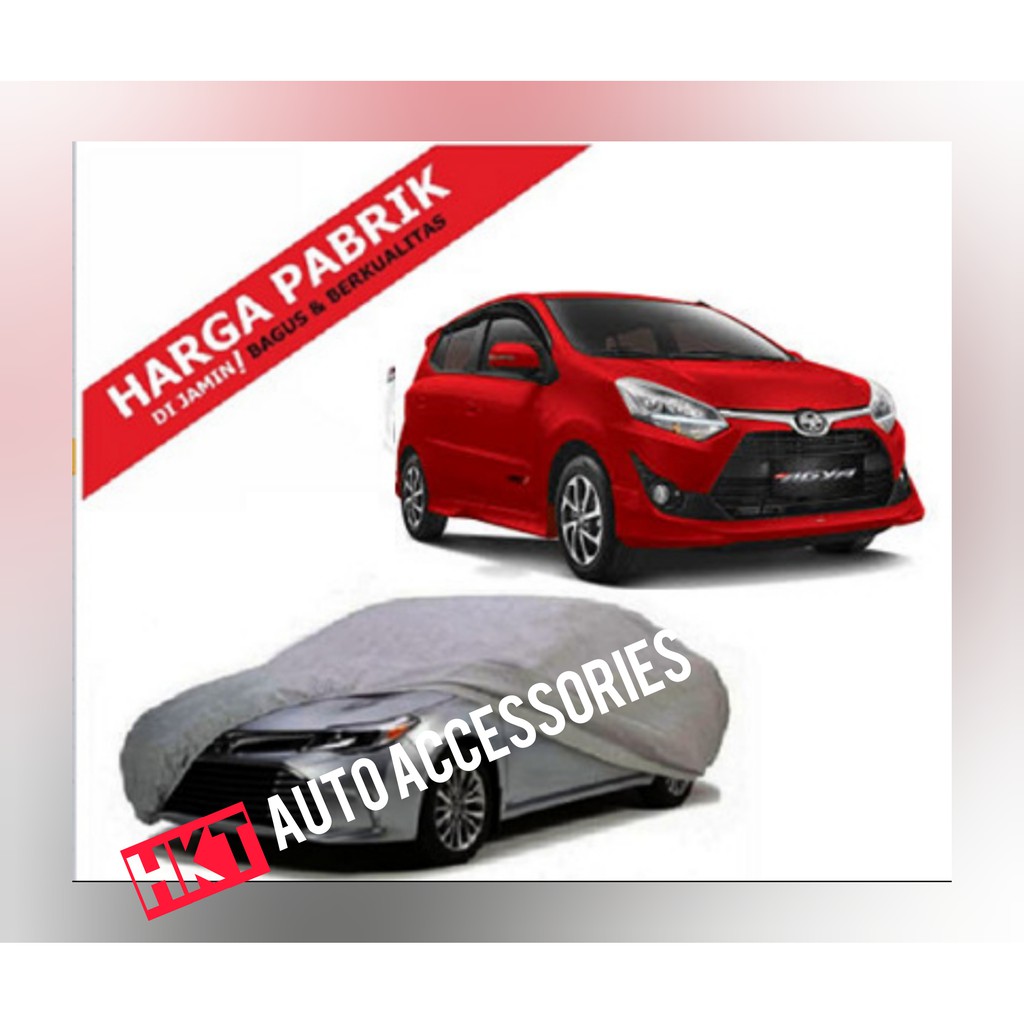 Sarung Mobil Toyota Calya Daihatsu Sigra SX4 Freed Body Cover Mobil Silver COD HKT Auto Accesories