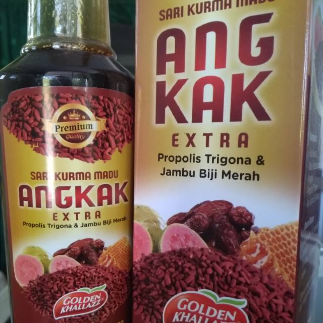 

Sari kurma madu angkak plus propolis trigona