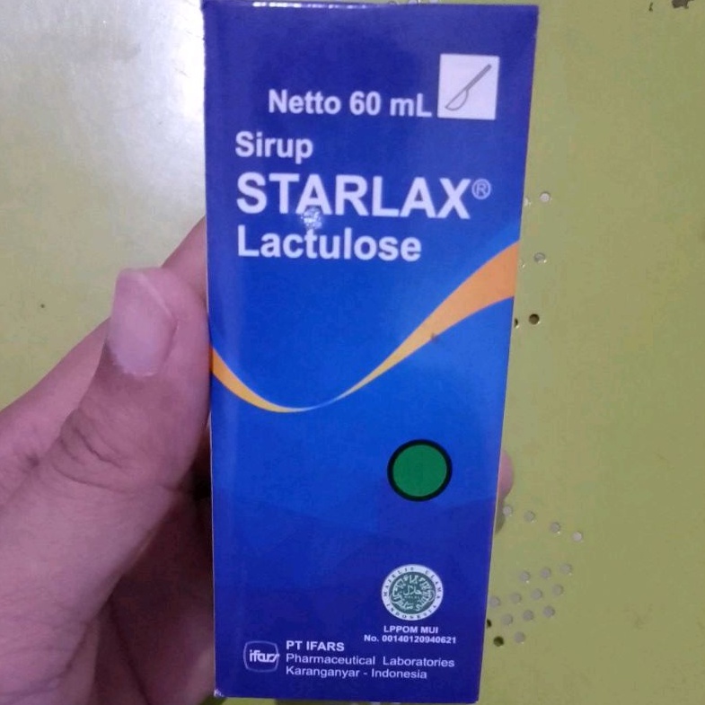 STARLAX® Sirup 60 mL (Obat Konstipasi Kronis, Susah BAB, Sembelit, Untuk Lancarkan BAB)