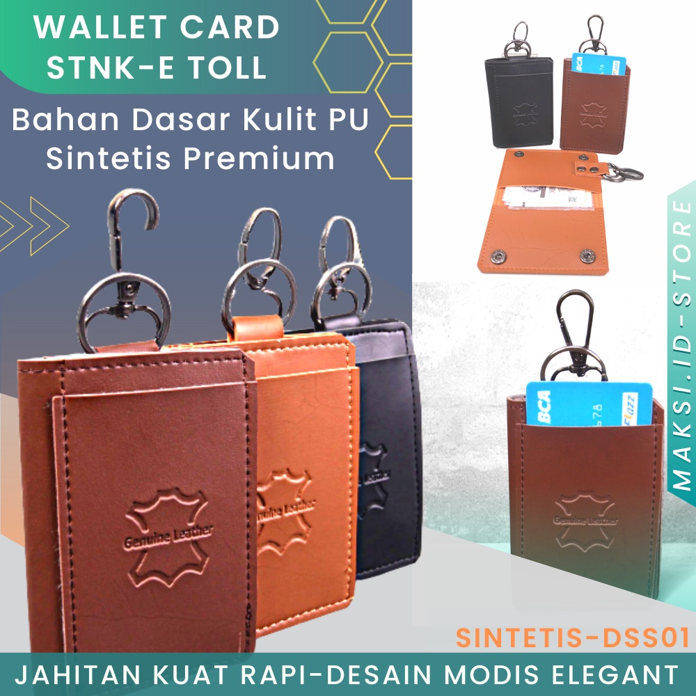 Gantungan Kunci Dompet Stnk Model Elegan Elloso Bahan Halus DSSO1 GARANSI ORIGINAL