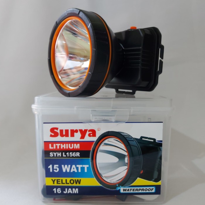 Senter Kepala Surya Selam SYH L156R Kuning 15 Watt SYH L 156 R