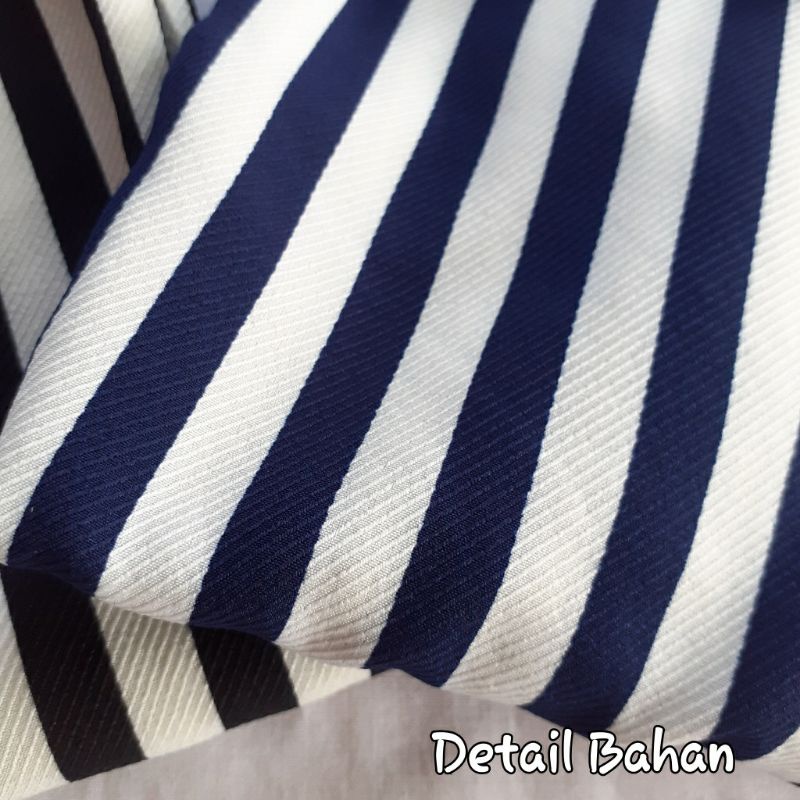 STRIPY SHIRT / KEMEJA MOTIF SALUR WANITA SHAKILA