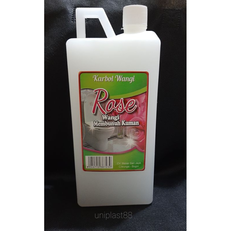 Karbol Wangi Pembersih Lantai dan Kamar Mandi Rose Premium 1 Liter