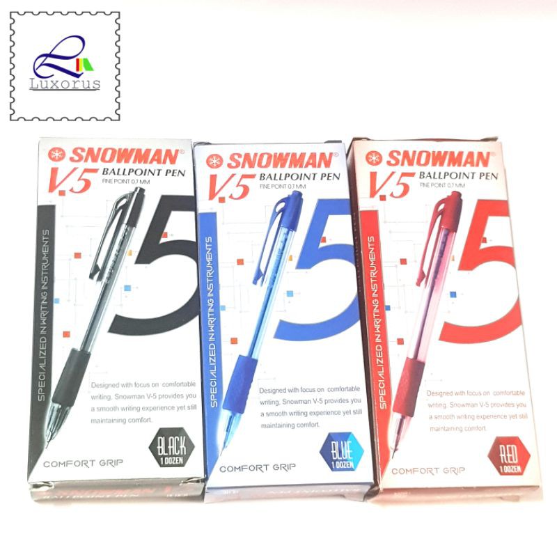 

Pulpen Snowman V5 0.7mm