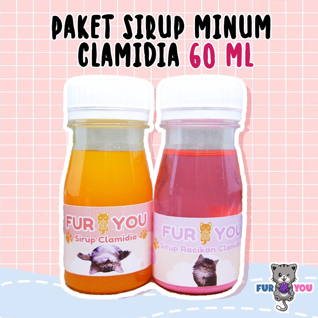 Paket Obat Minum Sirup Clamidia Sirup Racikan Clamidia untuk Mata Anabul Bengkak Iritasi