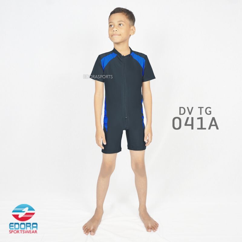 Baju Renang Anak Cowo Usia SD Laki-laki Jumpsuit DV TG EDORA