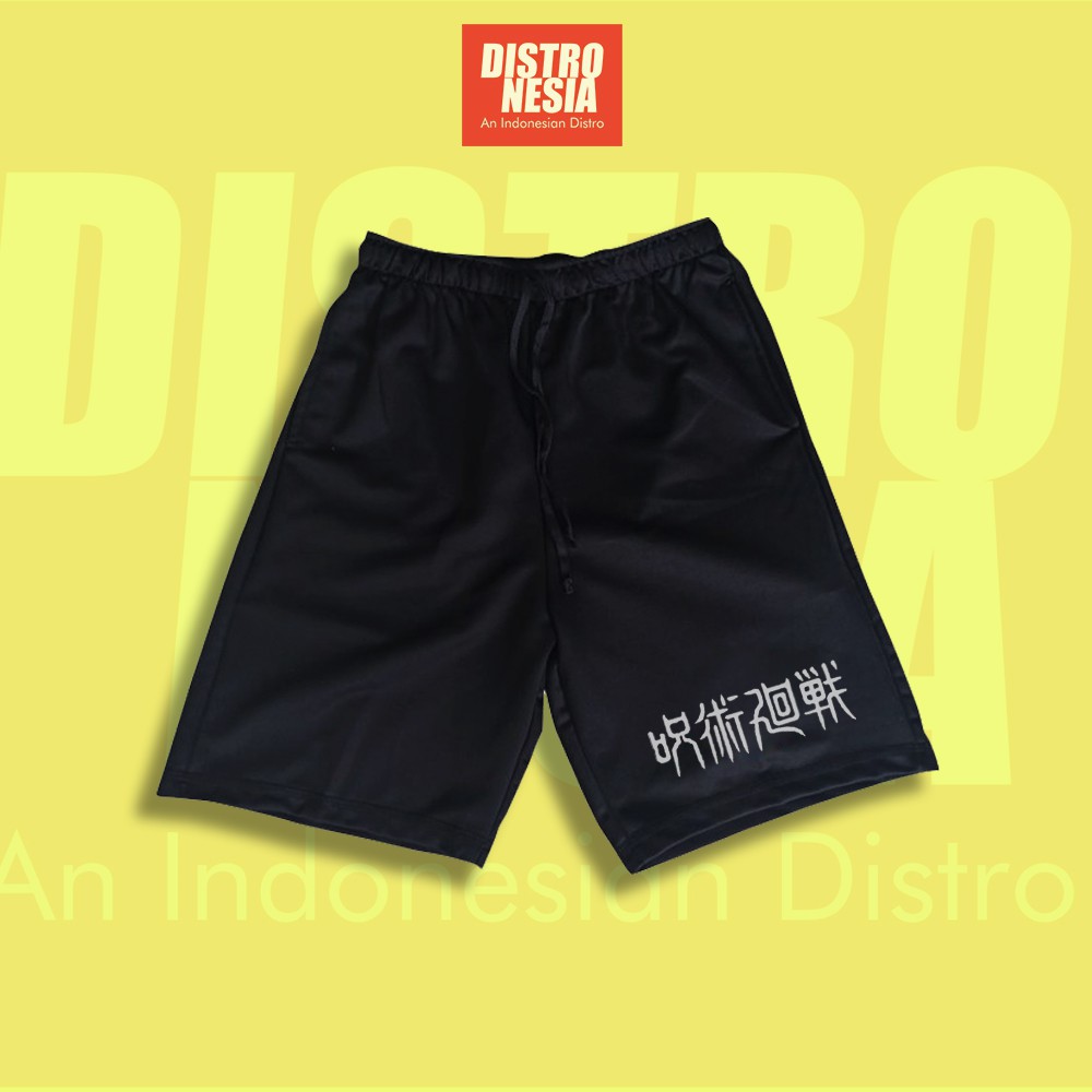 Celana pendek olahraga pria JUJUTSU KAISEN boxer santai