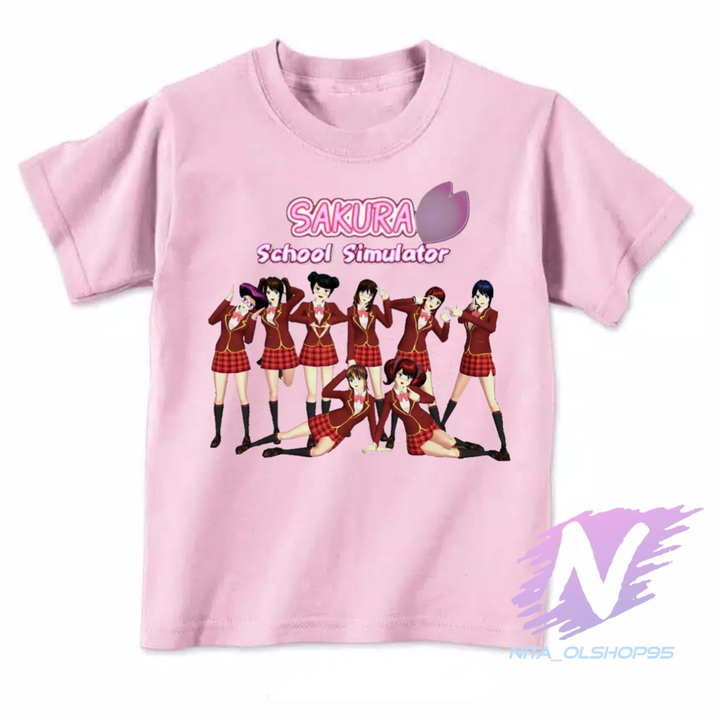 kaos anak sakura school simulator terbaru kaos sakura