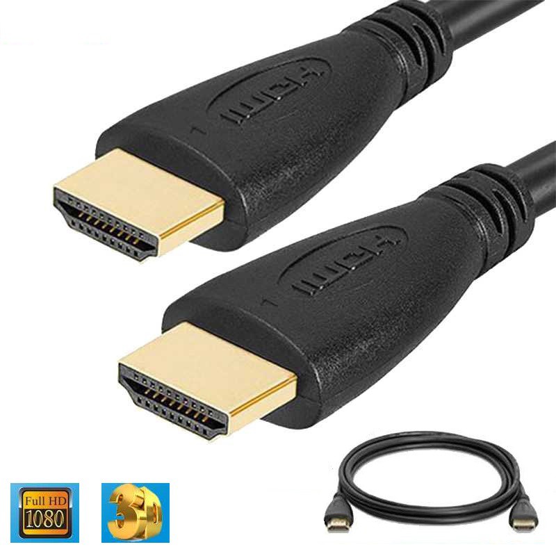 KABEL HDMI Male-Male GOLD Polos Black V1.4 3D