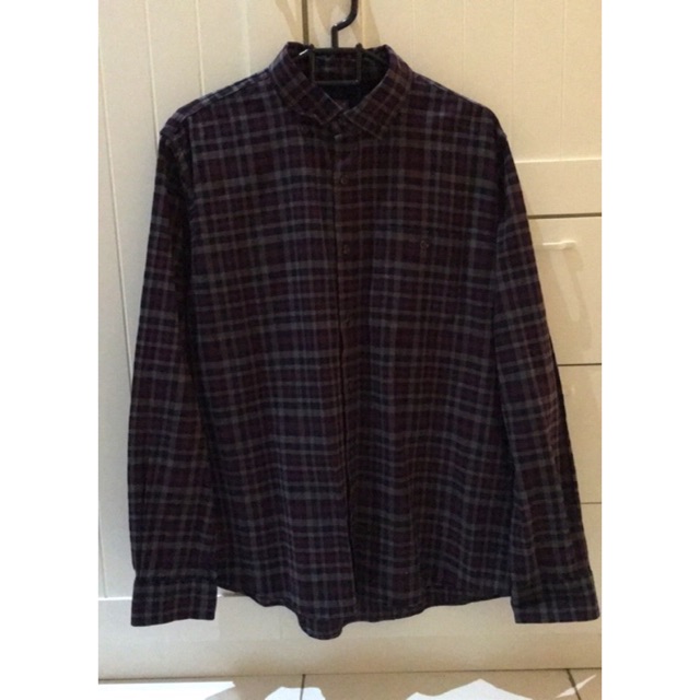 Kemeja pria wood (preloved)