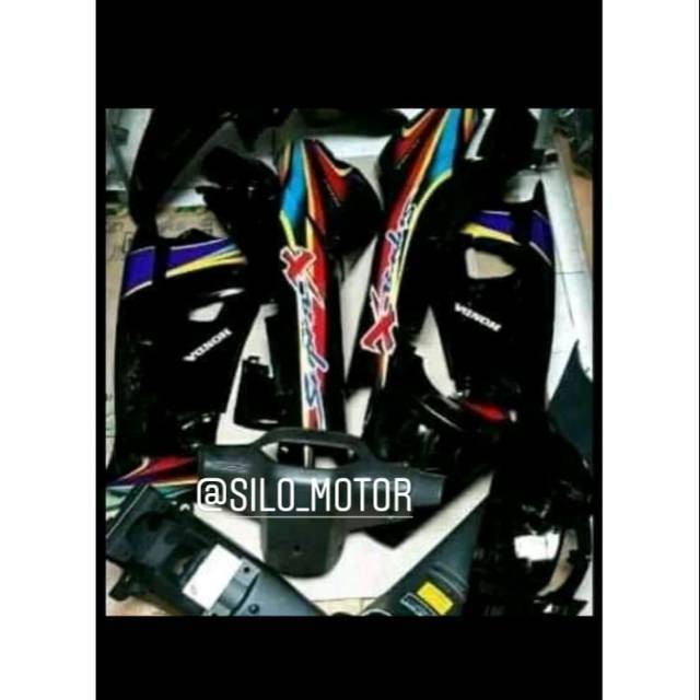 Cover body full set alus kasar supra x 100 cc