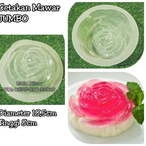 ➢ Cetakan Puding Mawar JUMBO/Cetakan Pudding Mawar Besar ➯