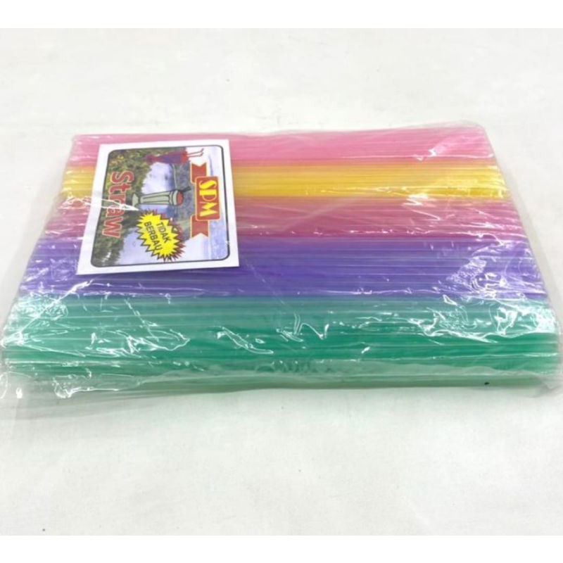 Jual sedotan warna - warni merek SPM | Shopee Indonesia