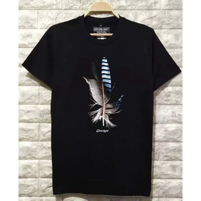 KAOS GREENLIGHT HITAM PRIA WANITA ORI