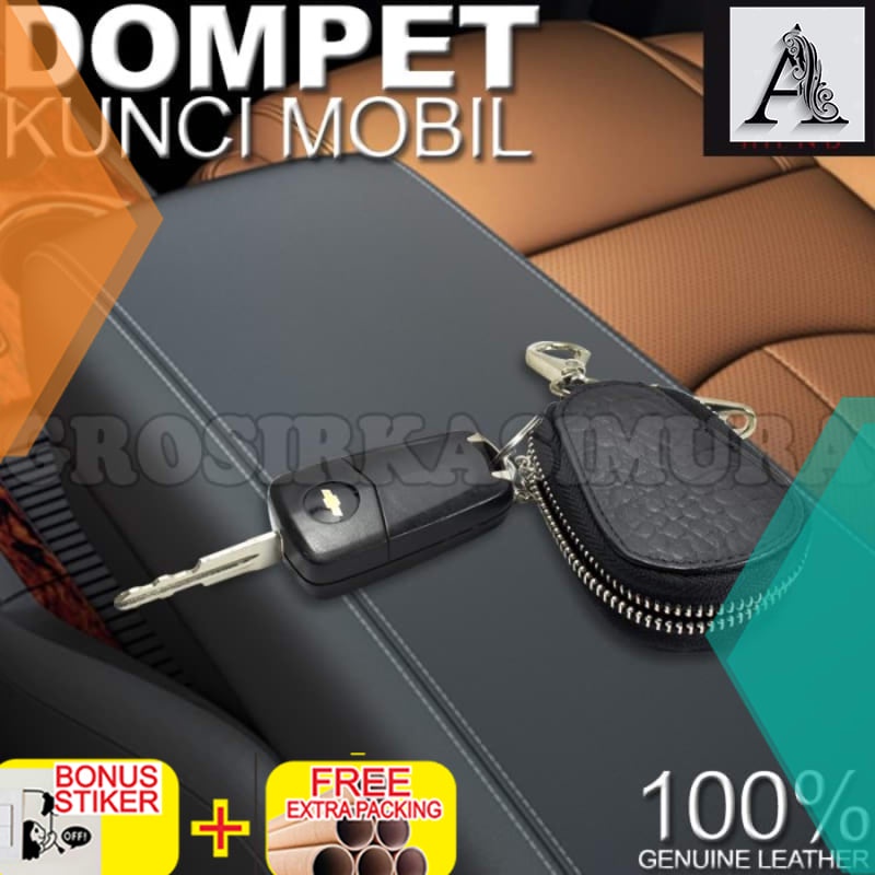 

Murah Terlaris Dompet gantungan kunci mobil-motor / Kulit Asli merk Hi End