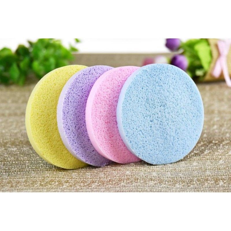 Vinztstore - Spons Stick Sponge Kentang Spons Masker Sponge Facial Pembersih Masker Makeup Spons Bedak Spons Bulat Spons Bantal Spons Permbersih Wajah Hivey Per Pcs Random