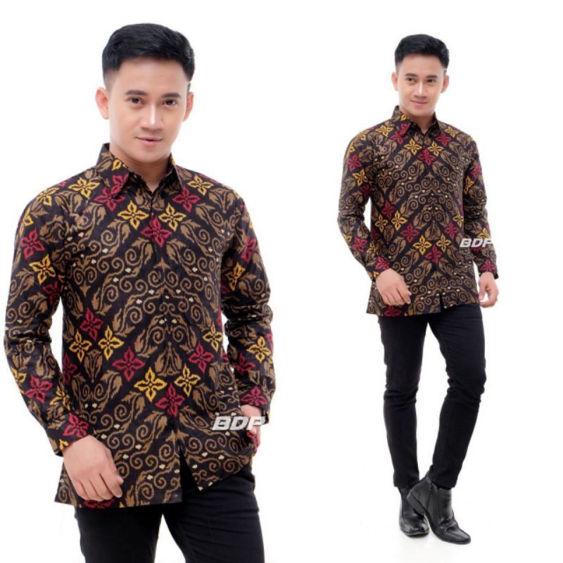 Kemeja Batik Pria MURAH M L XL XXL Modern Grosir