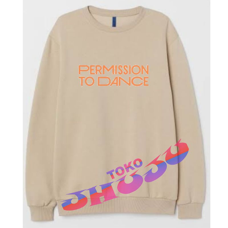 Basic Sweater BTS Permission to Dance sablon oren