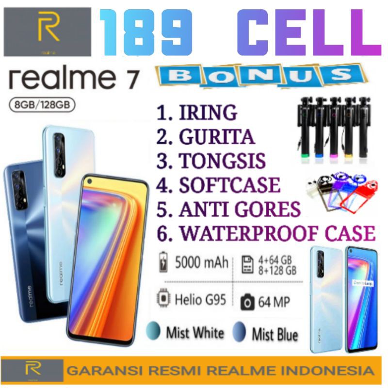 REALME 7 RAM 8/128 | C17 6/256 | C55 6/128 | C25 4/128 GB GARANSI RESMI REALME INDONESIA