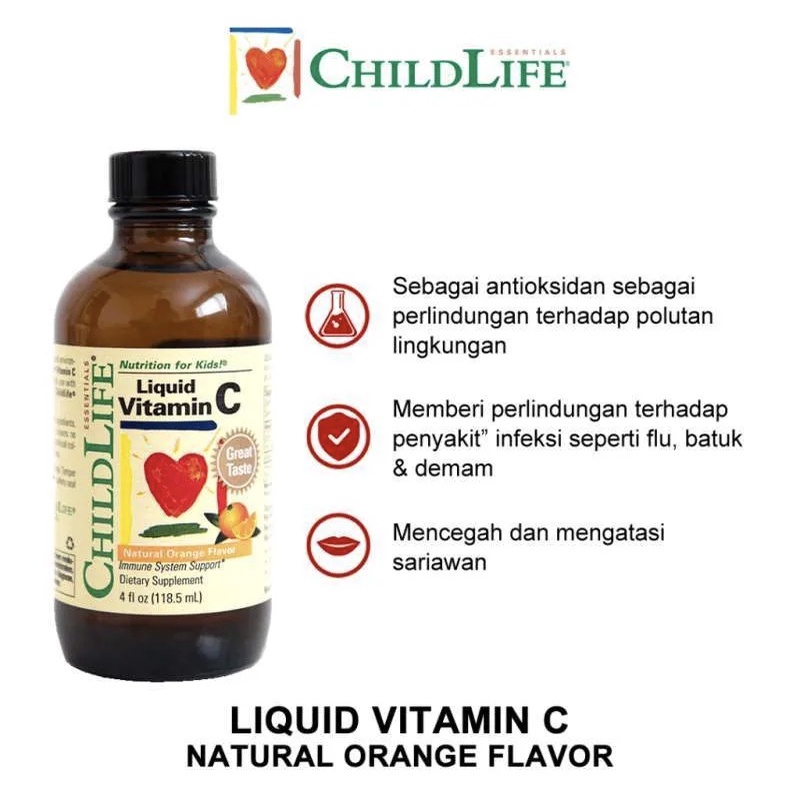 Childlife Liquid Vitamin C 118ml