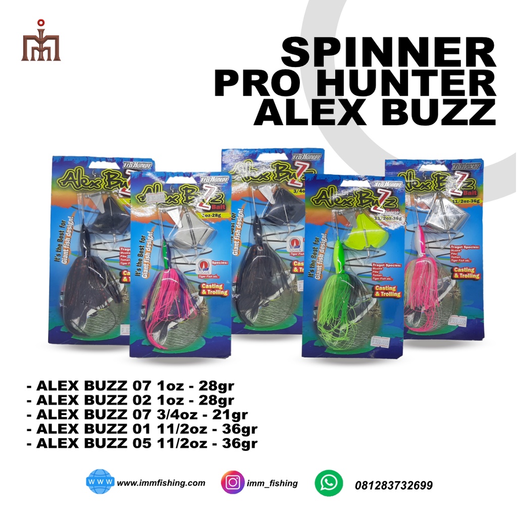 SPINNER PRO HUNTER ALEX BUZZ