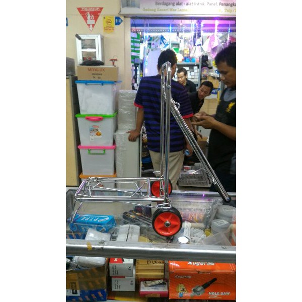 TROLI LIPAT MINI - TROLLEY MINI - DORONGAN BARANG KECIL