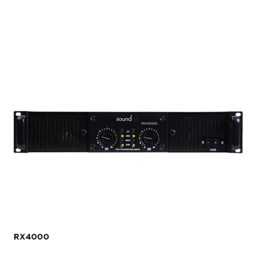 (PETI KAYU) Power Soundlab RX 4000 Original Amplifier RX4000