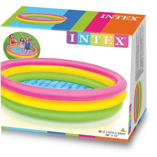INTEX Sunset Glow Pool Kolam Renang Anak - 147x33cm