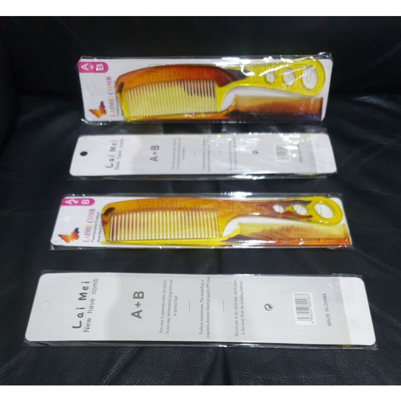 TAKASHI SEPASANG SISIR SALON PREMIUM IMPORT WARNA ELEGAN