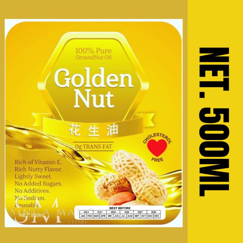 

golden nut minyak kacang tanah 500 ml