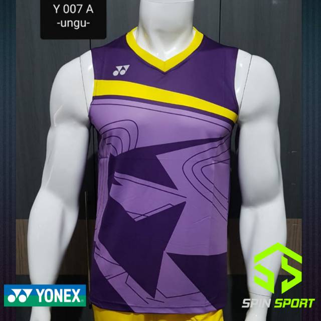Kaos Singlet Yonex Y007A Import Badminton Bulutangkis Kaos Singlet Yonex Y007A Import Badminton Bulutangkis