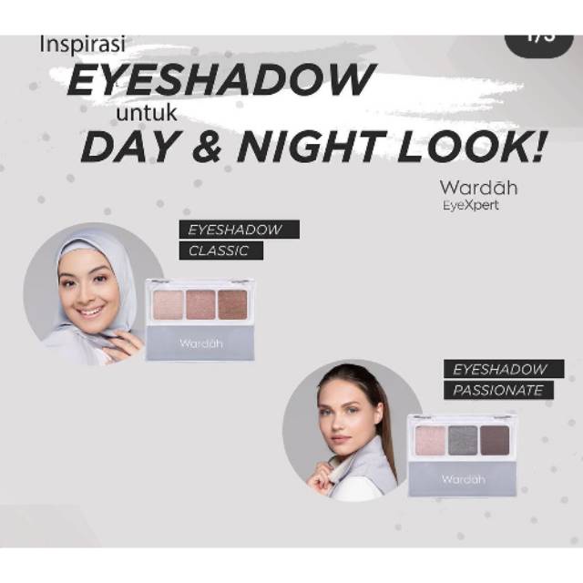 ⭐BAGUS⭐ WARDAH EyeXpert Eyeshadow 3.3gr | Classic | Passionate BPOM